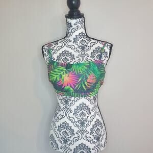 xhilaration extra large tropical bathing suit top